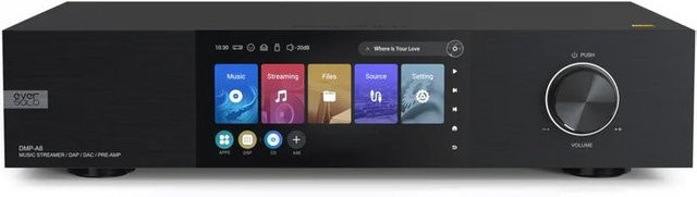 Eversolo DMP-A8 Netzwerkspieler in Schwarz mit LCD-Display, Bluetooth, USB und HDMI sowie Full HD Unterstützung - Bild 1