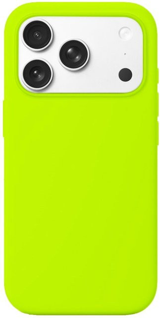 Mellow Home Premium Skin Feel Flüssigsilikon Handyhülle mit Anti-Drop Schutz für iPhone 17 Pro Max, 16, 15, 14, 13 Pro in fluoreszierendem Grün - Bild 1
