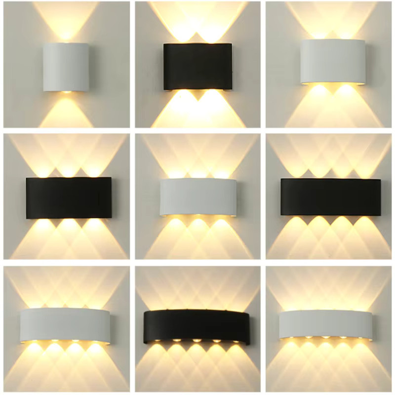 Heevye LED Wandlampe aus Aluminium in Weiß für Wohnzimmer, Korridor und Balkon mit warmweißem Licht - Bild 2