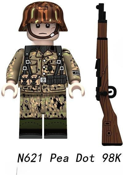 Happy Building Blocks Militär Pistolen Bausteine Modell, Action Spielfiguren, ab 7 Jahren - Bild 1