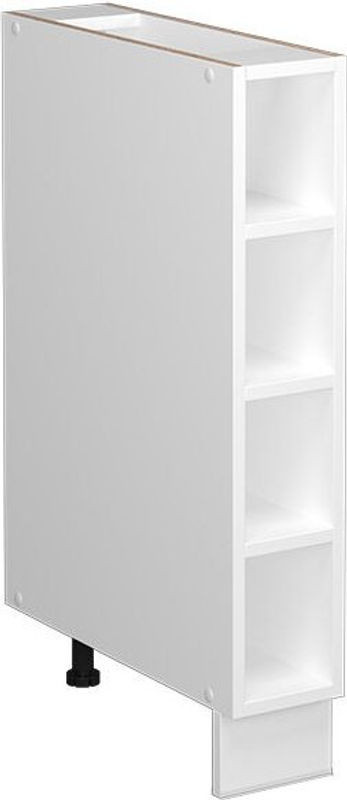 Vicco Midischrank Fame-Line in Weiß aus Holzwerkstoff ohne Arbeitsplatte, Breite: 81.6 cm, Tiefe: 15 cm, Höhe: 50 cm - Bild 1