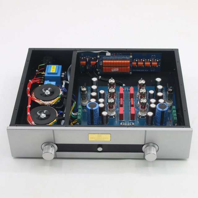 SENGTERBELLE HiFi-Röhrenvorverstärker mit ECC83 und 6Z4 Röhren, Lautstärkeregler auf JP200-Basis - Bild 1