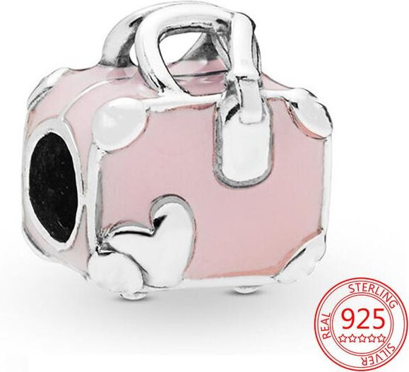 Allbestart Anhänger Einkaufstasche, 925 Silber, Damen, weiß - Bild 1