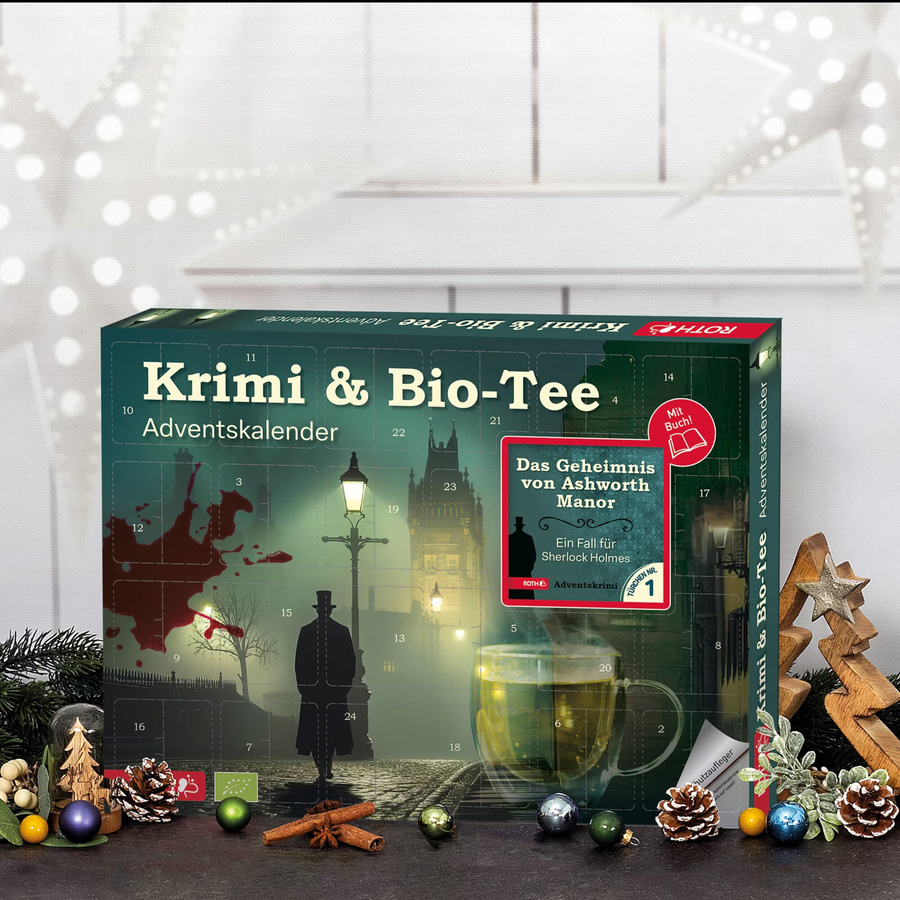 Moderne Hausfrau Krimi & Bio-Tee-Adventskalender 24 x Einzelmenge - Bild 3