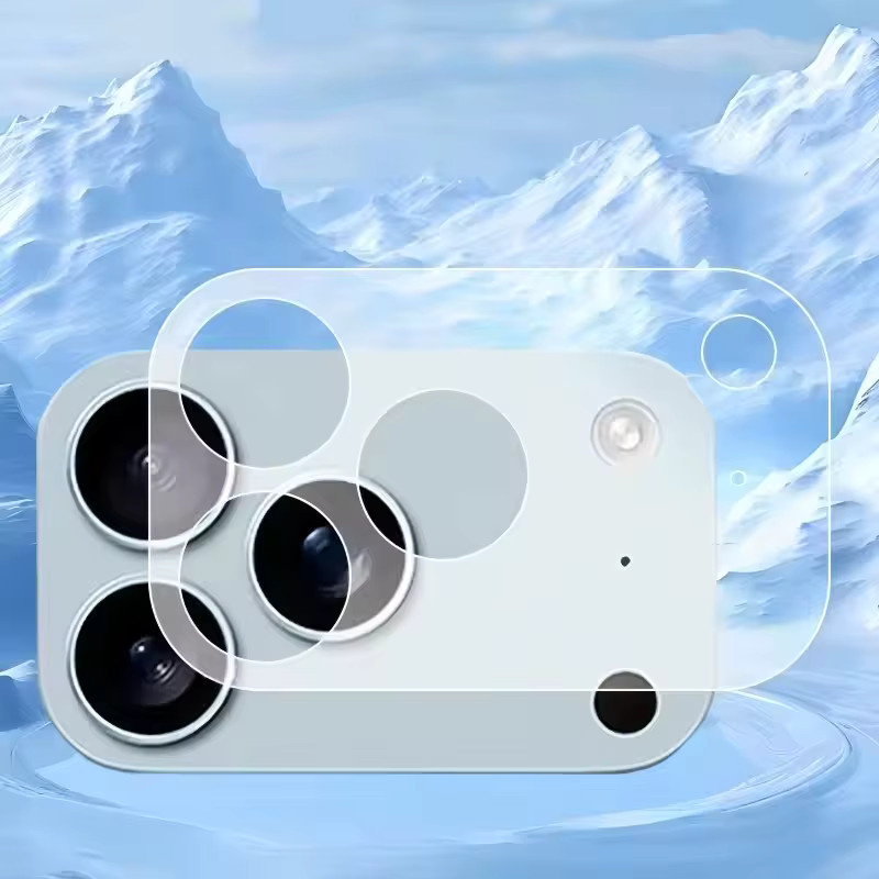 2 Stück 9H gehärtetes Glas Objektivschutz für iPhone 17 Pro Max und iPhone 17 Air in Transparent - Bild 2