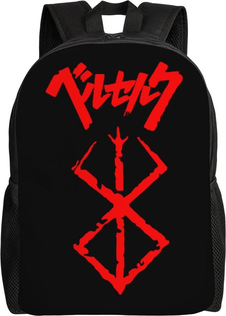 Bandai Laptop-Rucksack für Herren und Damen in Schwarz mit Dunkle Fantasy Design - Bild 1