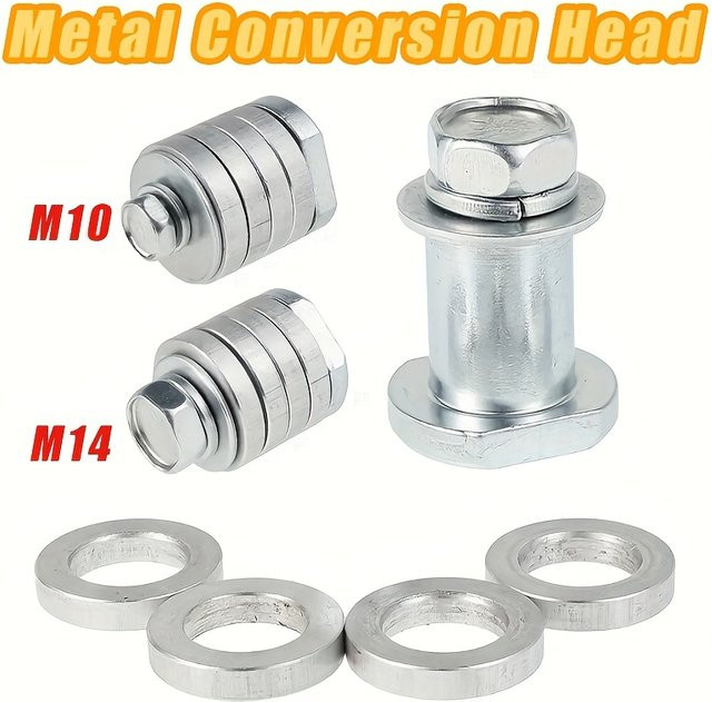 Schnellwechselnder Metall-Konvertierungskopf für Schlitz-Nutmaschinen in Silber - Bild 1