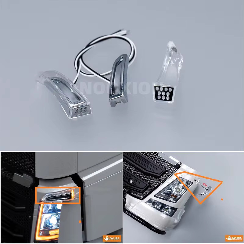 Tamiya Seite Blinker Licht, 2-teiliges Set, 1:14, LED - Bild 2
