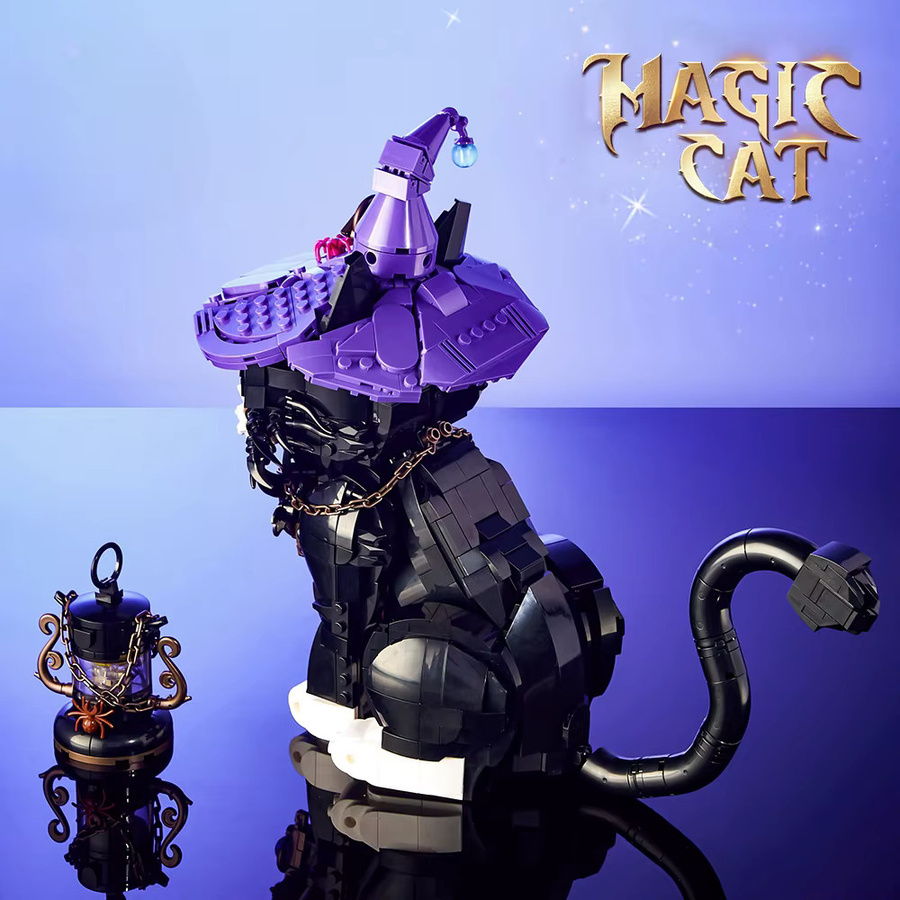 FUNXINEE Magische Katze Bausteine, MOC Modell, Bunt / Mehrfarbig - Bild 5