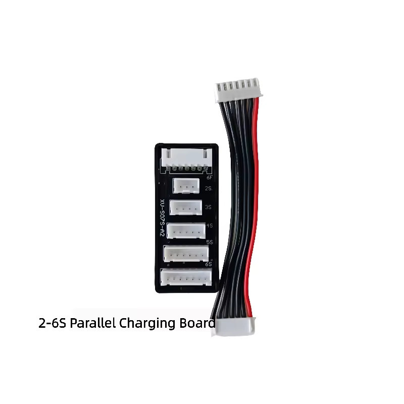 CHUYUN Parallele Ladeplatine und Adapterplatine für Modellflugzeug-Lithiumbatterien 2-8S sowie 2-4S Erweiterungsplatine für B6 Balance-Ladegeräte, Schwarz - Bild 2