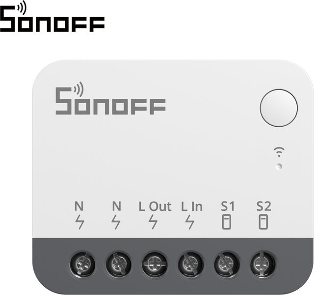 SONOFF ZBMINIR2 Extreme Zigbee Smart Switch mit abnehmbarem Relaismodus und externer Schaltersteuerung in Weiß - Bild 1