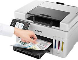 Canon MAXIFY GX6550 Tintenstrahl Multifunktionsdrucker mit Scan und Kopierfunktion, Wi-Fi, LAN und USB, inkl. CMYK-Tintenflaschen - Bild 3