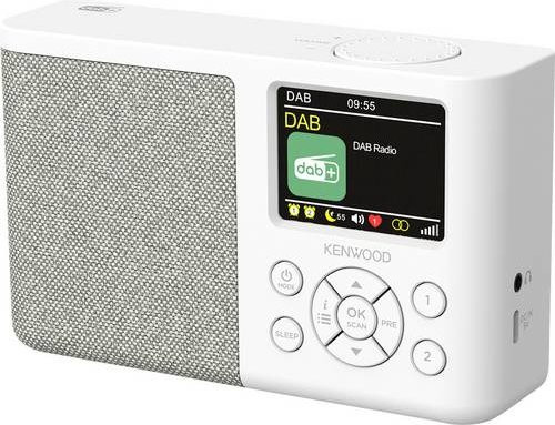 Kenwood CR-M33DAB Tischradio DAB+ FM UKW Weiß - Bild 2