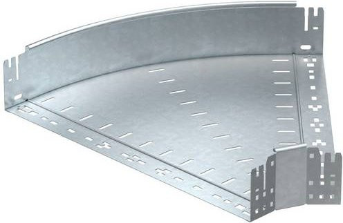 OBO Bettermann Bogen aus Metall in Silber, Breite: 60,0 cm, Höhe: 11,0 cm - Bild 1