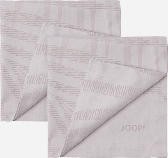 2er-Set JOOP! LEAF Baumwollservietten in Natur, B/B: 50 x 50 cm - Bild 1