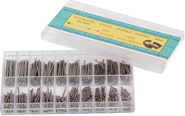 Uhrenreparaturwerkzeug Federsteg, Edelstahl, 1,2 mm, Weiß - Bild 1