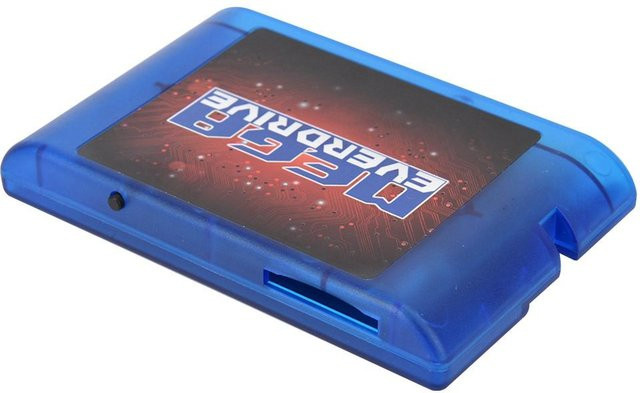 OutsideWorld 32 GB SD MD Spielkassettenkarte für Sega Megadrive Genesis in Blau - Bild 1