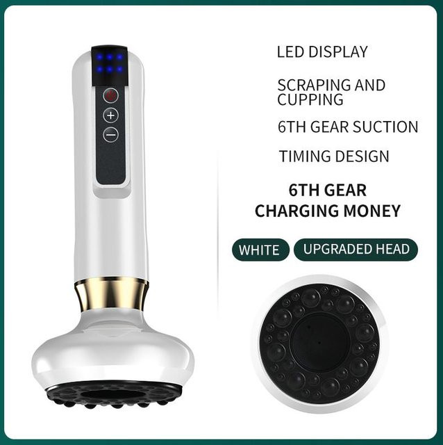 Binchi Health Technology Elektrische Vakuum-Schröpfmassage, Weiß, Unisex - Bild 1
