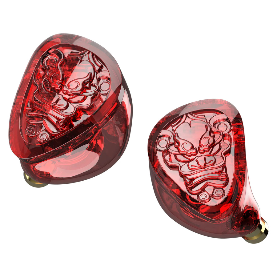 TANGZU WanerSG II Red Lion In-Ear-Monitore mit dynamischem Treiber und 3,5 mm Jack Anschluss in Rot - Bild 2