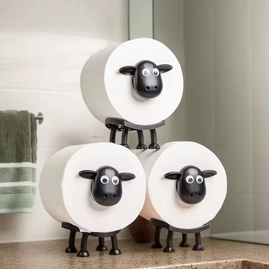 Toilettenpapierhalter Shaun The Sheep aus Kunststoff, freistehend - Bild 4