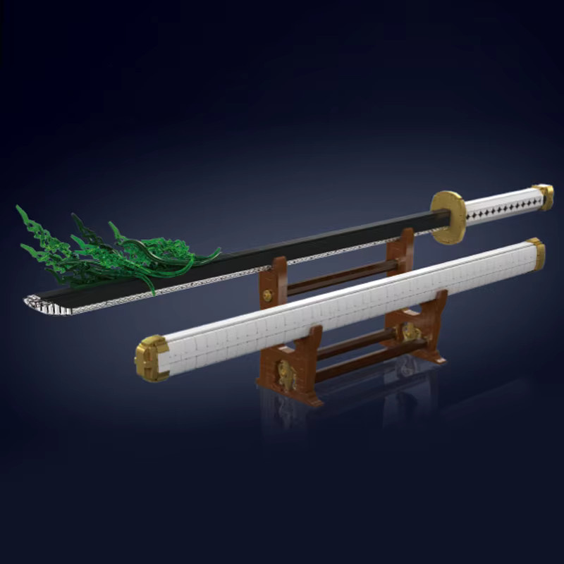 Mould King One Piece Saber Toys Die Wado Ichimonji Yama und Sandai Kitetsu, Bausteine, ab 14 Jahre - Bild 2