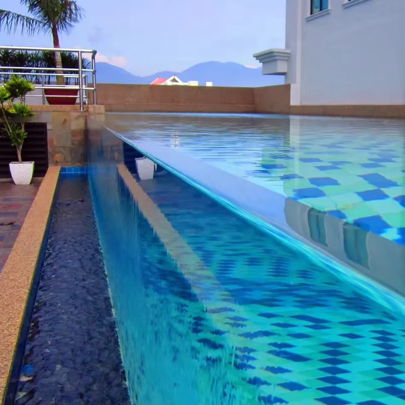 z forluxury Transparentes Acryl-Poolfenster aus klarem Kunststoff für Schwimmbadwände und Dachoberlichter, Rechteckig - Bild 3