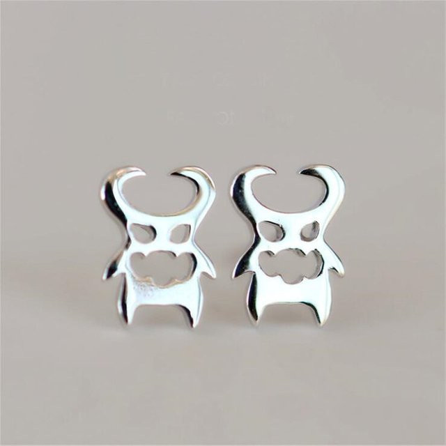 GaGa-Duck Ohrstecker 925 Silber, Teufelchen, Damen - Bild 1
