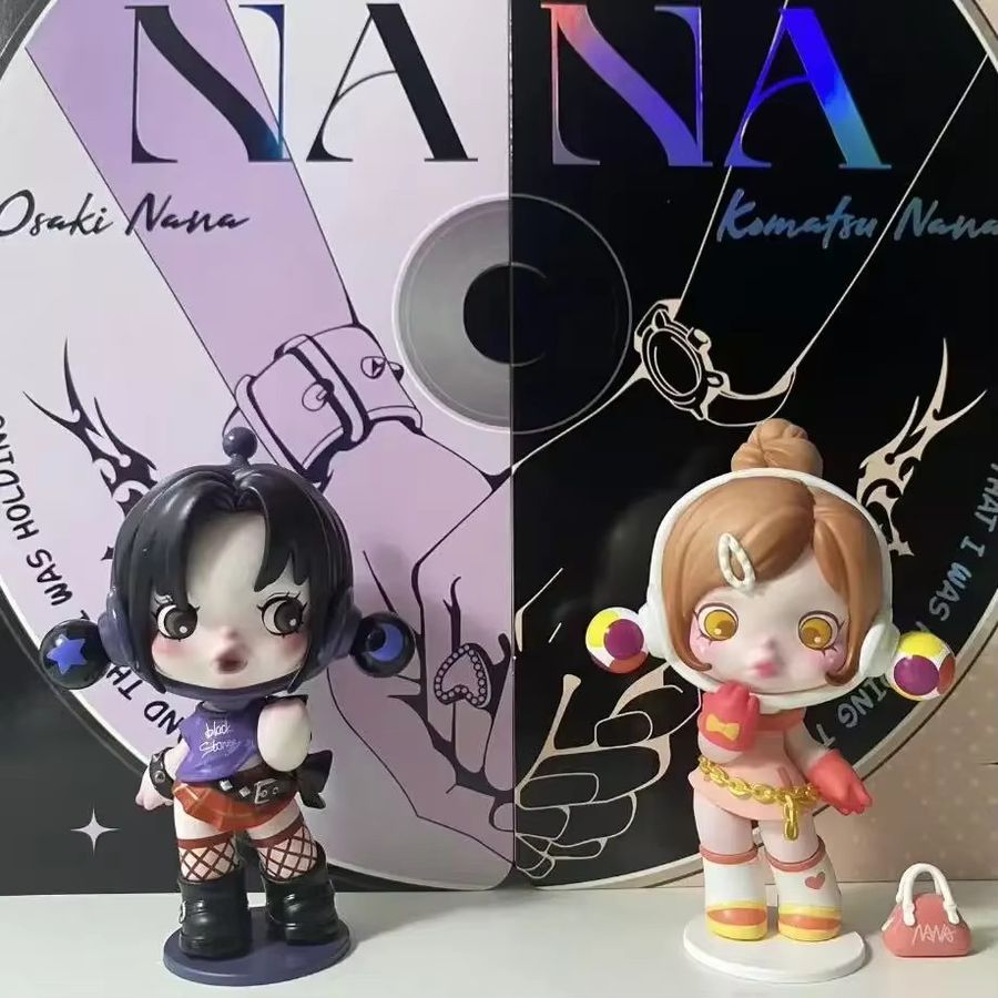POPMART SKULLPANDA Nana Osaki Anime Figur Blind Box Mystery Box Multicolor Desktop Ornament - Bild 5