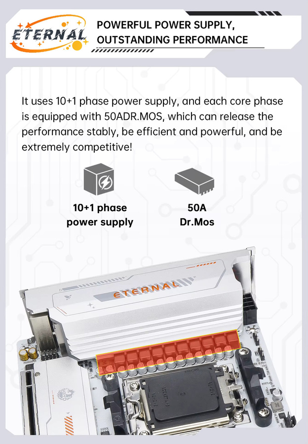 SOYO Motherboard AMD B650 ITX für AM5 Sockel, unterstützt Ryzen 7000 8000 9000 Prozessoren, DDR5, PCIe 5.0 x16, PCIe 4.0 x4 M.2 NVMe, WIFI6, ARGB - Bild 2
