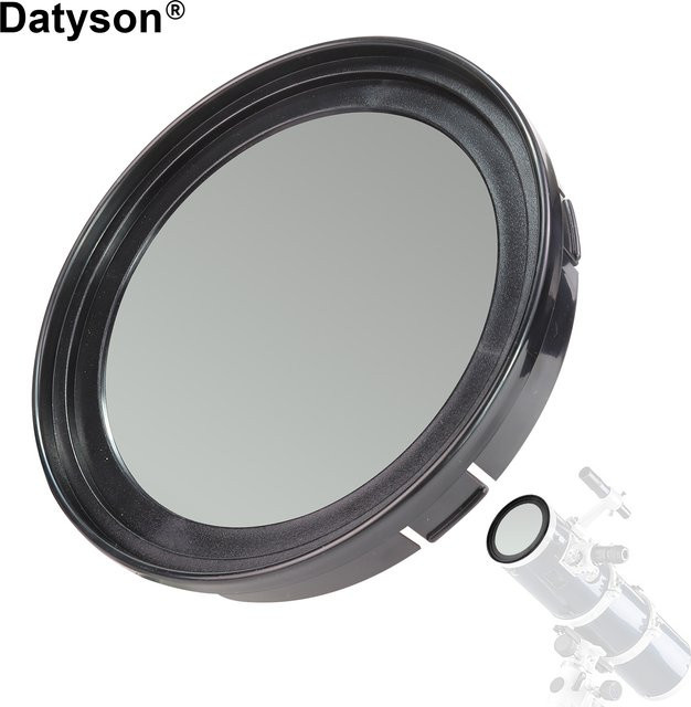 Datyson Solarfilterkappe für Teleskop in Schwarz, Innendurchmesser 168 mm für die Beobachtung von Sonne, Sonnenflecken und Eklipse, Modell B5P9968B - Bild 1