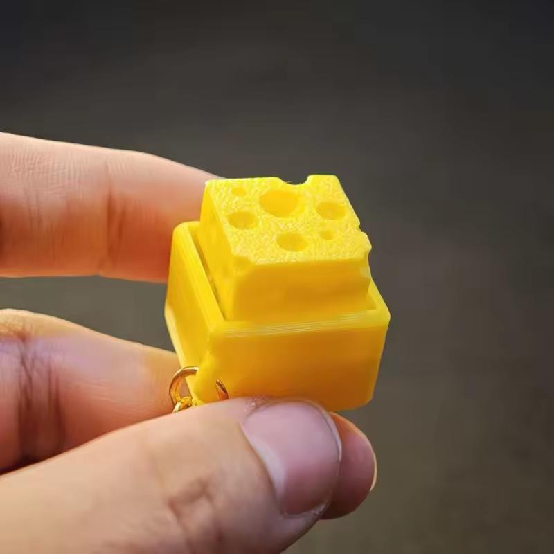 Linyi toy Fidget Schlüsselanhänger Käse Tastatur - Bild 3