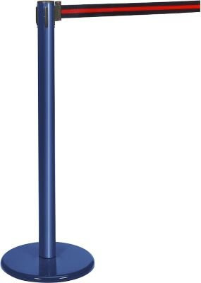 Guidesystems Gurtpfosten in Blau mit Gurt in Schwarz/Rot aus Metall - Bild 1