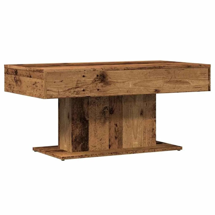 vidaXL Couchtisch in Altholz-Optik aus Holzwerkstoff, braun, B/T/H: 96 x 50 x 45 cm - Bild 2