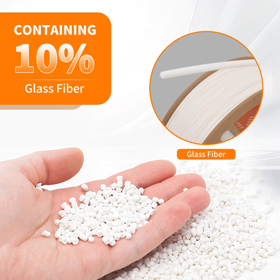 ERYONE Glasfaser-ASA-Filament für FDM-3D-Druck, Durchmesser: 1,75 mm, 1 kg Spule - Bild 2