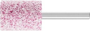 PFERD TOOLS STEEL Schleifstift Zylinder in Pink für Stahl und Stahlguss, Durchmesser: 25 mm, Höhe: 32 mm, Schaft-Durchmesser: 6 mm - Bild 1