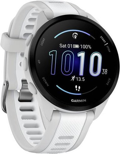 Garmin Forerunner 165 GPS Smartwatch in Dunstgrau/Steinweiss mit AMOLED Touchscreen und Herzfrequenzmessung - Bild 2