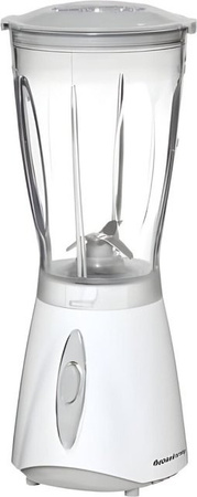 Melchioni Mixer mit 600 W Leistung, 1,5 l Glasbehälter, 5 Geschwindigkeiten, Weiß