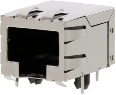 Molex CAT 5 Einzelbuchse 8P8C in Silber - Bild 1