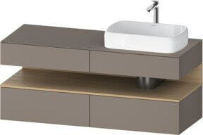 Duravit Waschtischunterschrank Qatego B/T/H: 140 x 55 x 60 cm - Bild 1