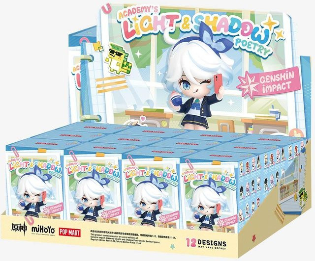 POP MART Genshin Impact Academy's Light and Shadow Poetry Chibi Serie, Figuren Blind Box - Bild 1