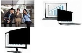 Fellowes PrivaScreen Blackout Blickschutzfilter für 27 Zoll Monitore in Schwarz - Bild 1