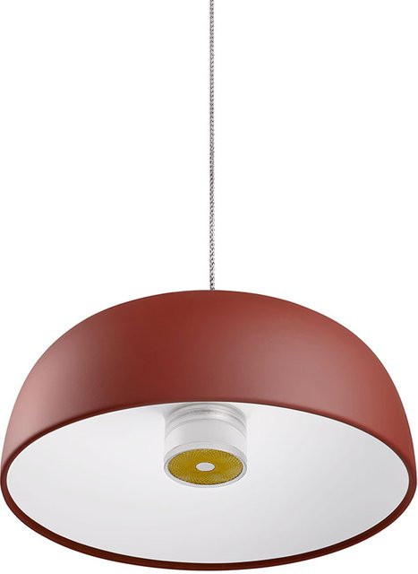 Lumina Tia 200 LED-Pendelleuchte in Sauerstoffrot und Weiß, dimmbar, modern und rund - Bild 1