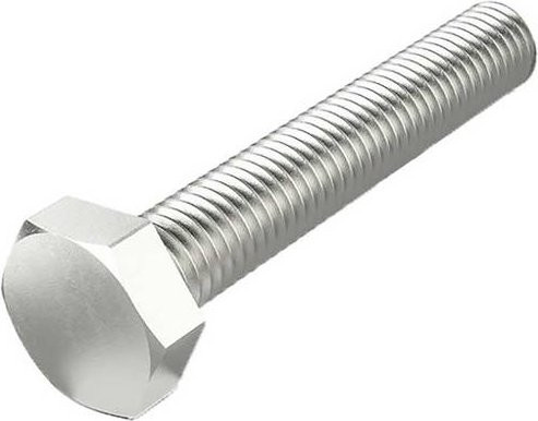 DEHN Sechskantschraube M10 x 35 mm aus rostfreiem Stahl in Silber - Bild 1
