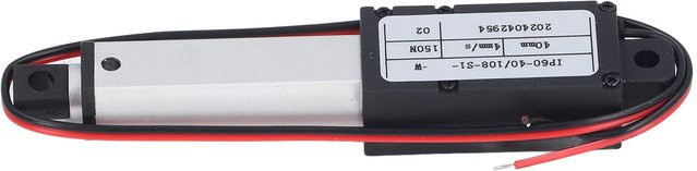 Koogeelife Mini-Bewegungsaktuator aus Aluminium, Silber, 24 V, 40 mm Hub, 150 N Schub, 4 mm Geschwindigkeit - Bild 1