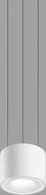 DLS Lighting Hanging Clippo LED-Pendelleuchte in Weiß aus Aluminium, dimmbar, 2700K - Bild 1