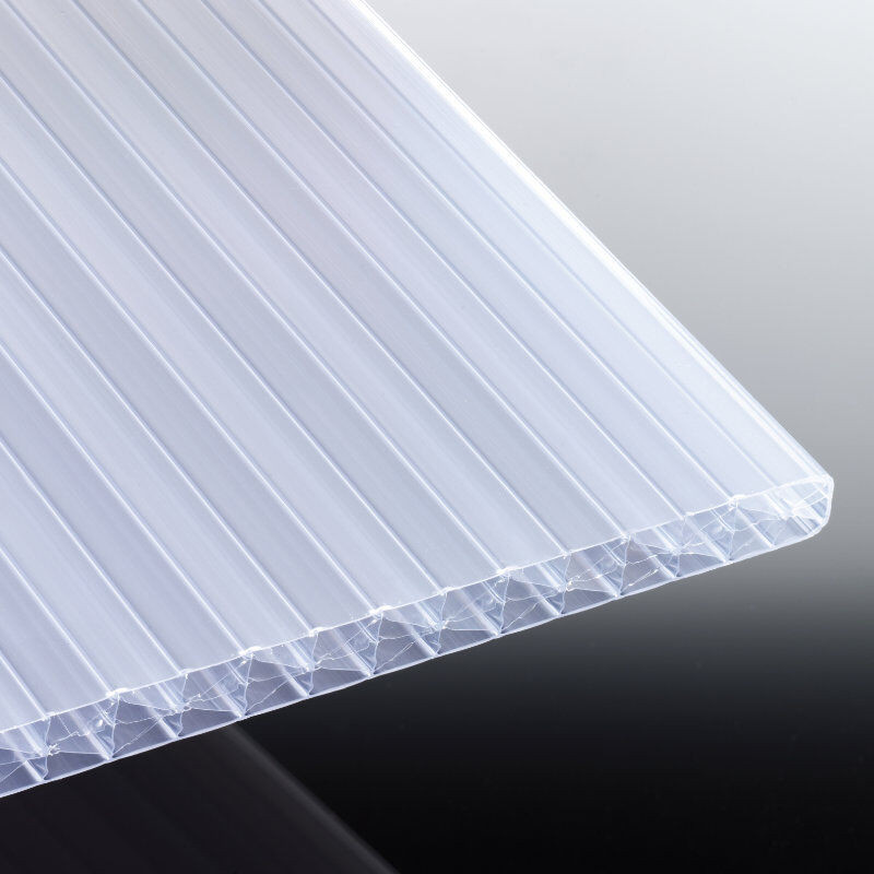 T&J Stegplatte Polycarbonat Klassik Top X 5-Fach Struktur, 16 mm, Breite: 120 cm, weiß-transparent - Bild 1