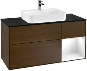 V&B Waschtischunterschrank Finion in Weiß lackiert, Breite: 120 cm, Tiefe: 50,1 cm, Höhe: 50,1 cm - Bild 1