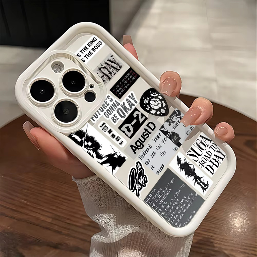 Handyhülle Heißer Rapper S-Suga D-DAY für iPhone 11 bis 17 Pro Max und weitere Modelle, weiche TPU Rückseite, multicolour - Bild 2