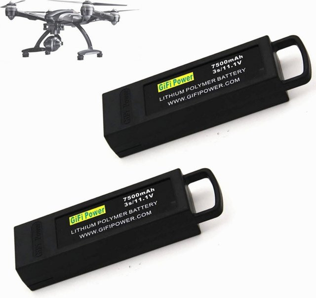 Yuneec Typhoon RC Drone Lipo Flugbatterie 7500mAh 11,1V in Schwarz für Q500, Q500+ und Q500 4K/PRO 4K - Bild 1