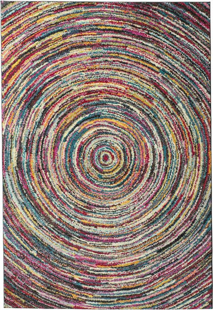 Heine Home Rundteppich mit Kreisedessin in Multicolour, pflegeleicht und für Fußbodenheizung geeignet - Bild 1